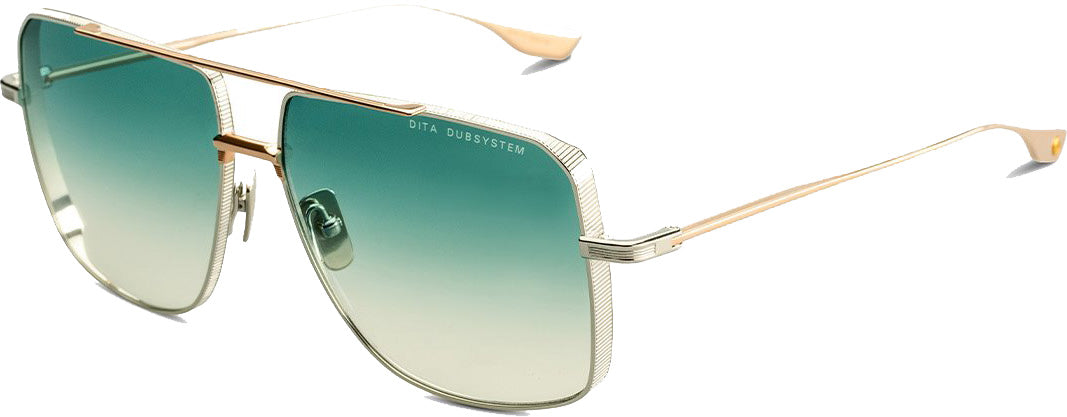 Color_DTS157-A-03 - SILVER - ROSE GOLD - DARK TURQUOISE TO CLEAR GRADIENT