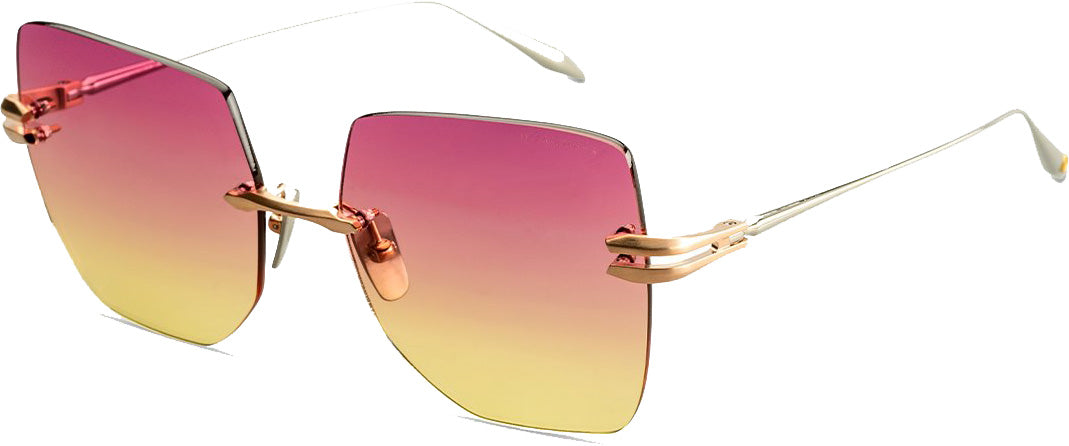 Color_DTS155-A-02 - BRUSHED ROSE GOLD - SILVER - PEACHY SUNSET TO CLEAR GRADIENT