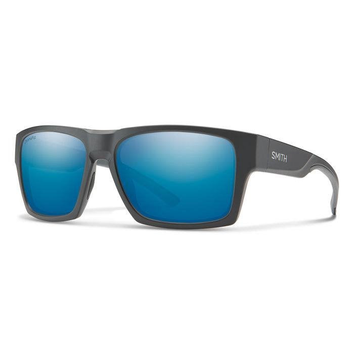 Color_RIW-MATTEGREY/QG-BLUEMIRRORPOLARIZEDCP - MATTE GREY - BLUE MIRROR POLARIZED HIGH CONTRAST