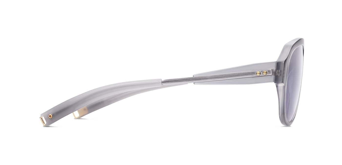 Color_DLS706-A-02 - SATIN CRYSTAL GREY - ANTIQUE SILVER - DITA-SEA LENS - GREY POLARIZED