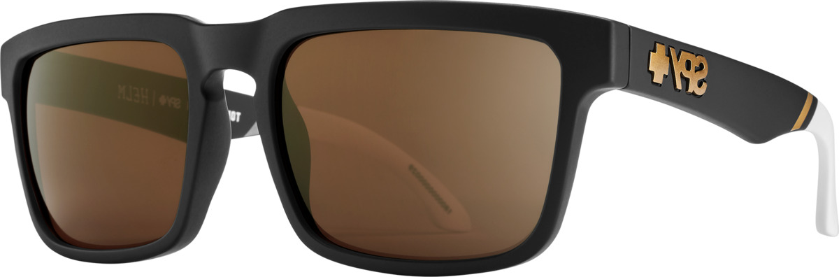 Color_1800000000029 - SPY + Tom Wallisch Matte Black - HD Plus Bronze with Gold Spectra Mirror