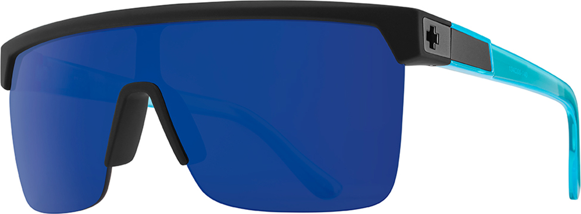 Color_6700000000083 - Soft Matte Black Translucent Blue - HD Plus Gray Green with Dark Blue Spectra Mirror