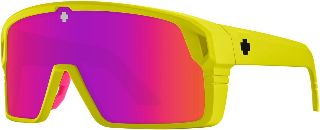 Color_6700000000152 - Matte Neon Yellow - Happy Gray Green with Pink Spectra Mirror