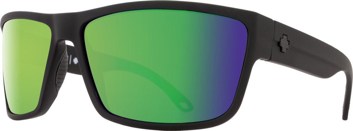 Color_673248973861 - Soft Matte Black - Happy Bronze Polar with Green Spectra Mirror