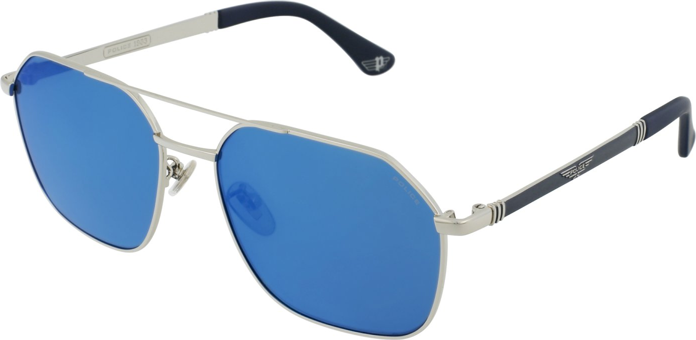 Color_E70B - Shiny Palladium W/blue Parts