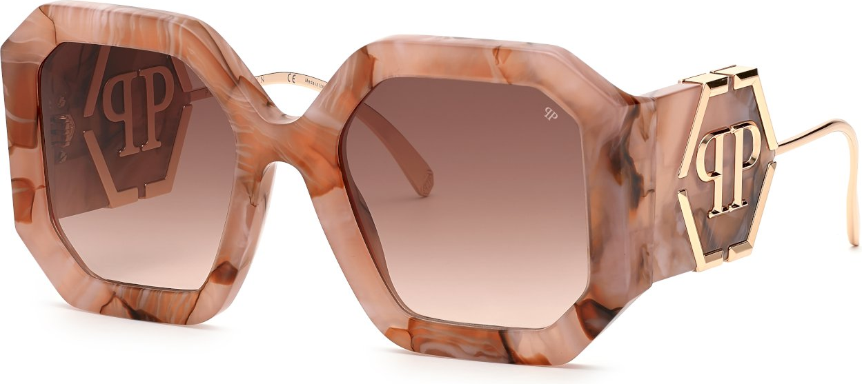 Color_06Z8 - OPAL FUXIA+MARBLED PINK / BROWN GRADIENT BROWN