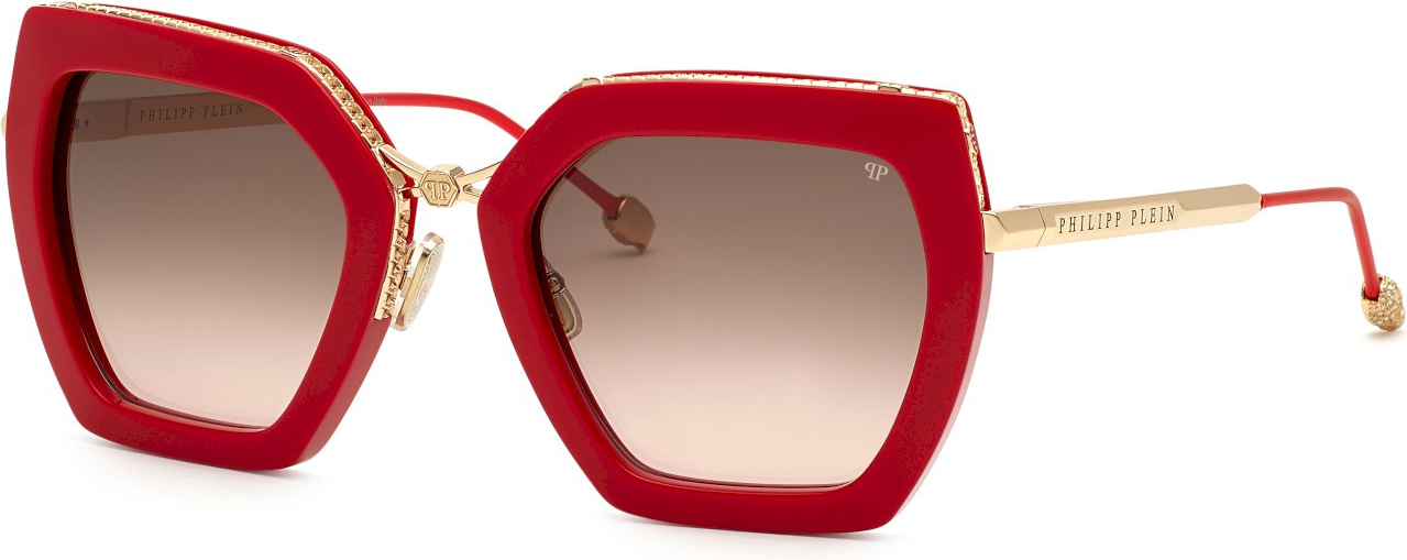 Color_06Y6 - SHINY FULL RED / BROWN GRADIENT PINK