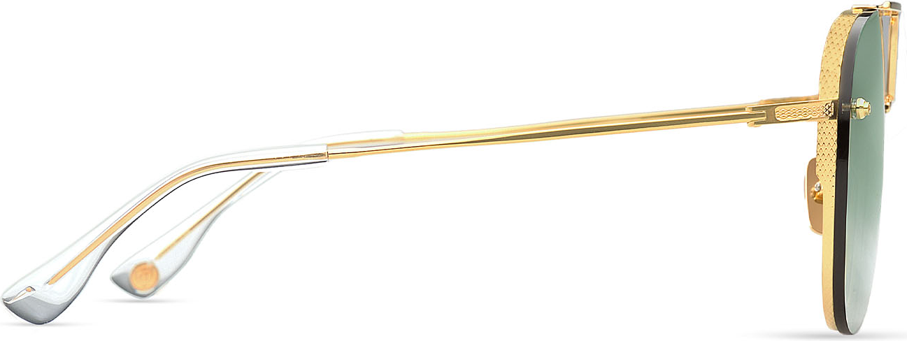 Color_DRX-2082-L-GLD-CLR-62 - Yellow Gold - Crystal Clear - Green - Solid