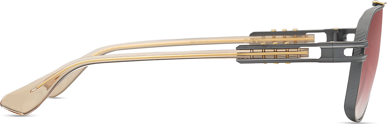 Color_DTS436-A-03 - Black Iron - Yellow Gold - Dark Burgandy To Clear Gradient - Gradient