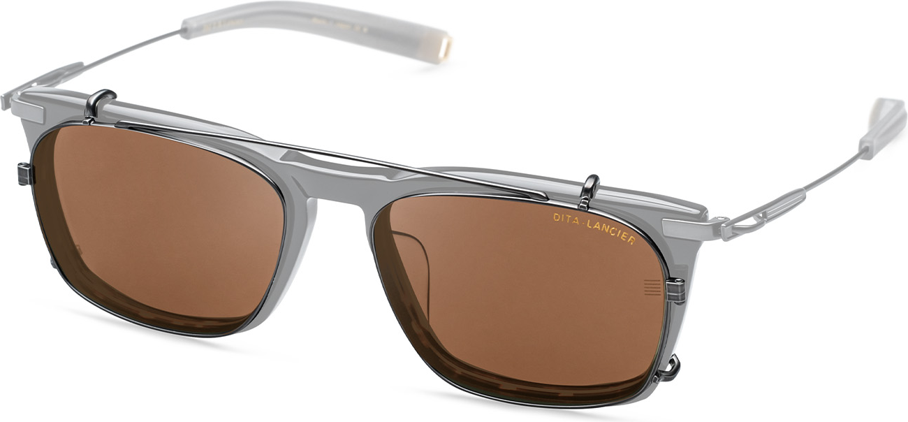Color_DLS403-CLP-55-01 - Gun Metal - Land - Dita-land Lens - Brown Polarized - Solid