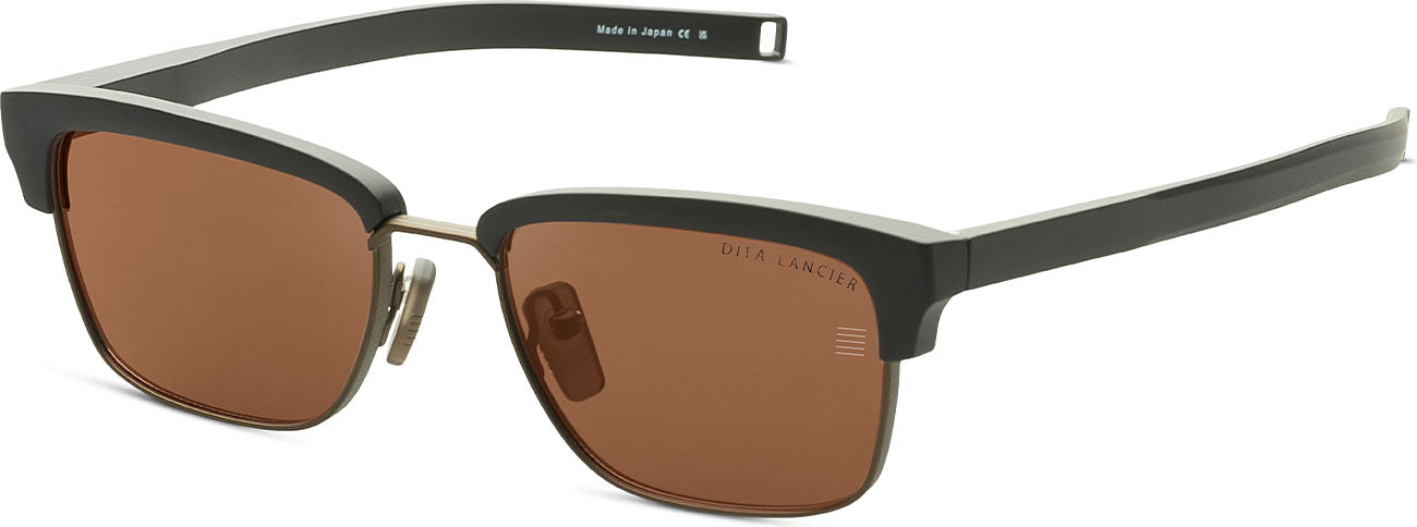 Color_DLS416-A-02 - Matte Black - Black Sand / Land Lens - Brown Polarized