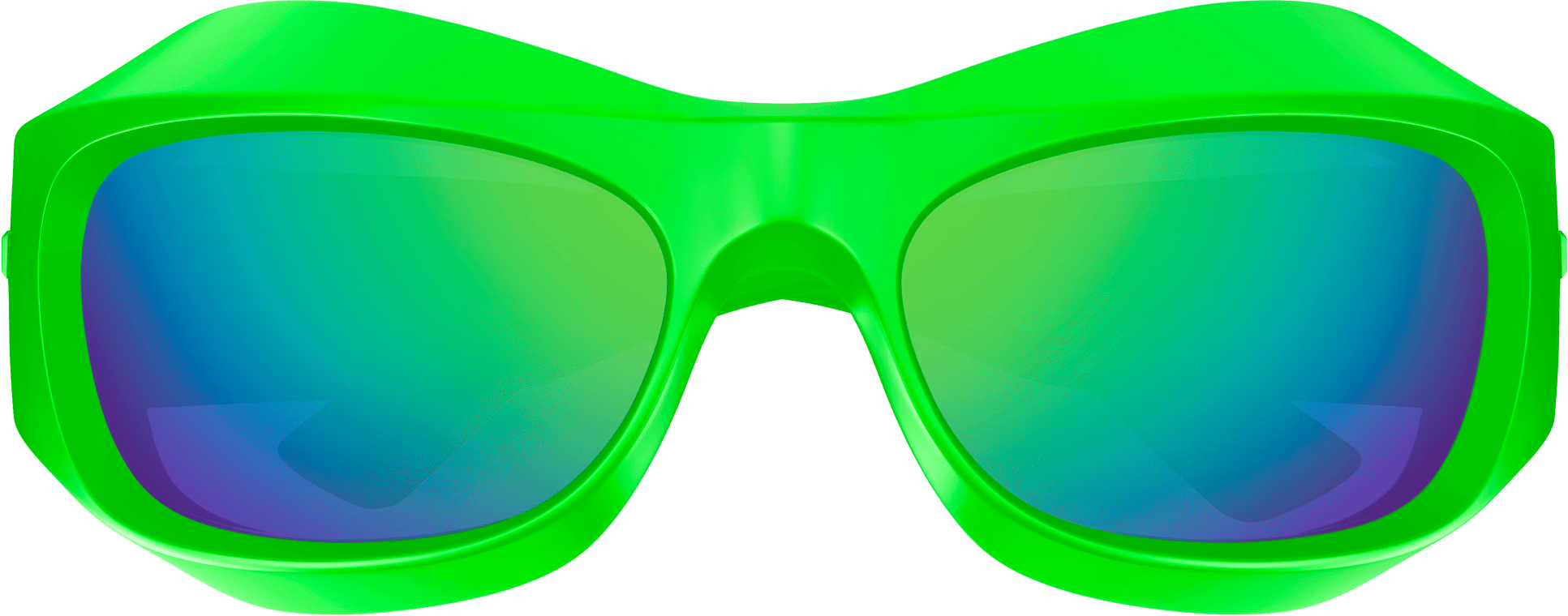 Color_BV1086S-007 - GREEN - GREEN - MIRROR(DOUBLE)