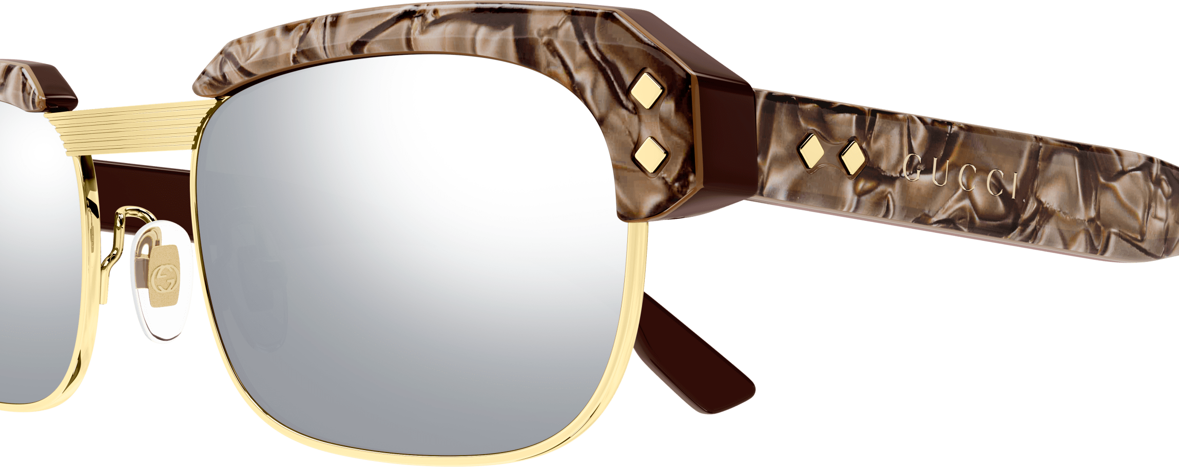 Color_GG1480S-002 - BROWN - SILVER - MIRROR(DOUBLE)