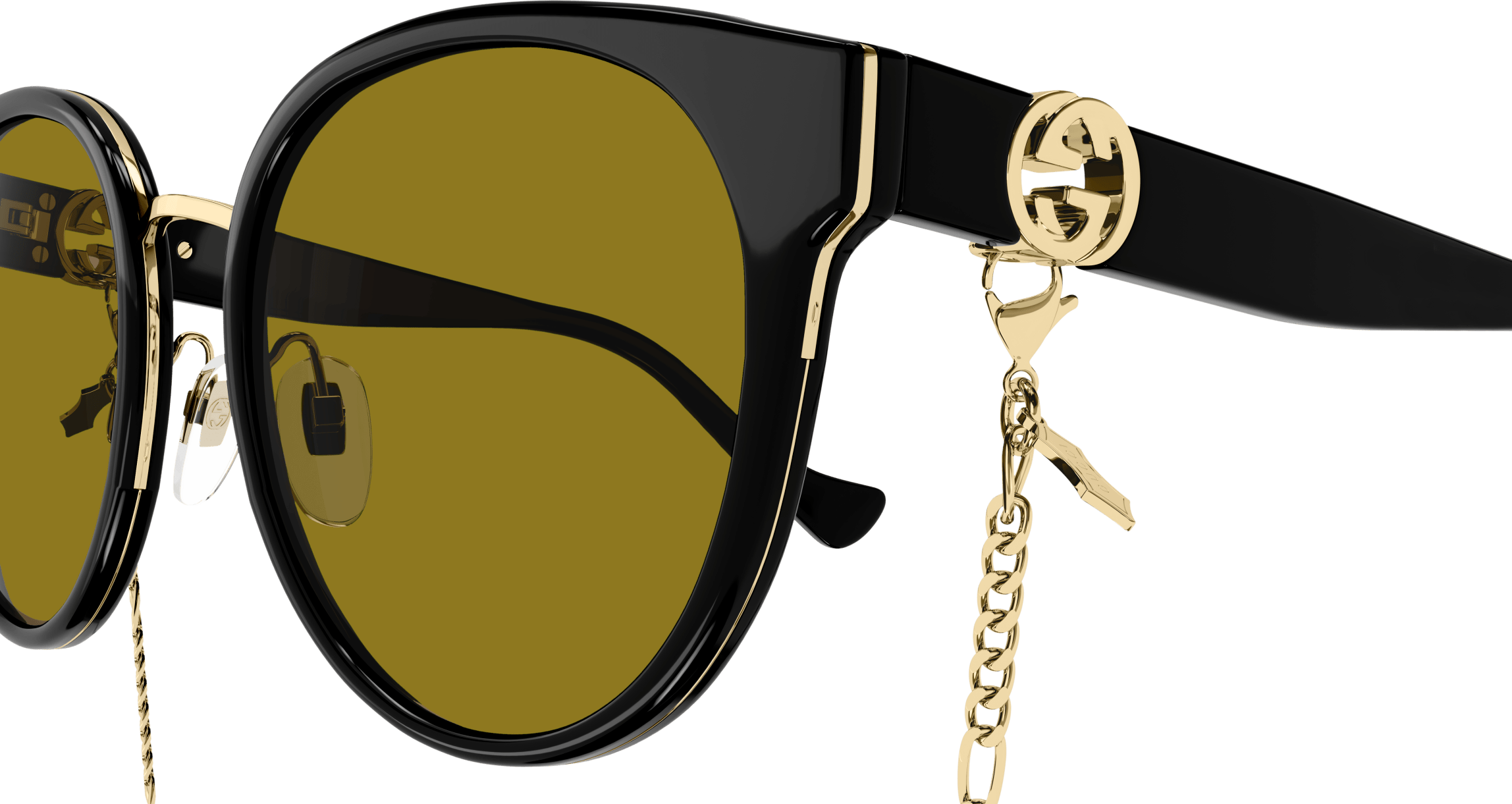 Color_GG1027SK-003 - BLACK - BROWN