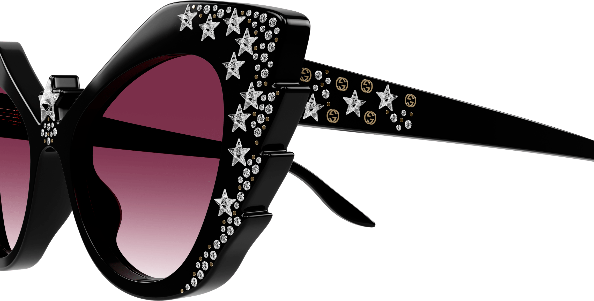 Color_GG1095S-001 - BLACK - RED - GRADIENT