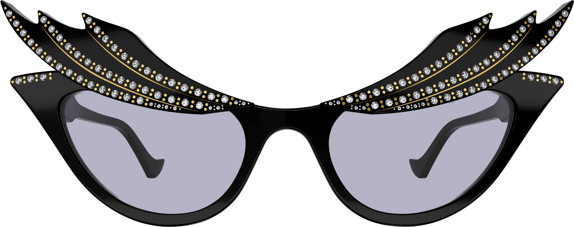 Color_GG1094S-001 - BLACK - VIOLET