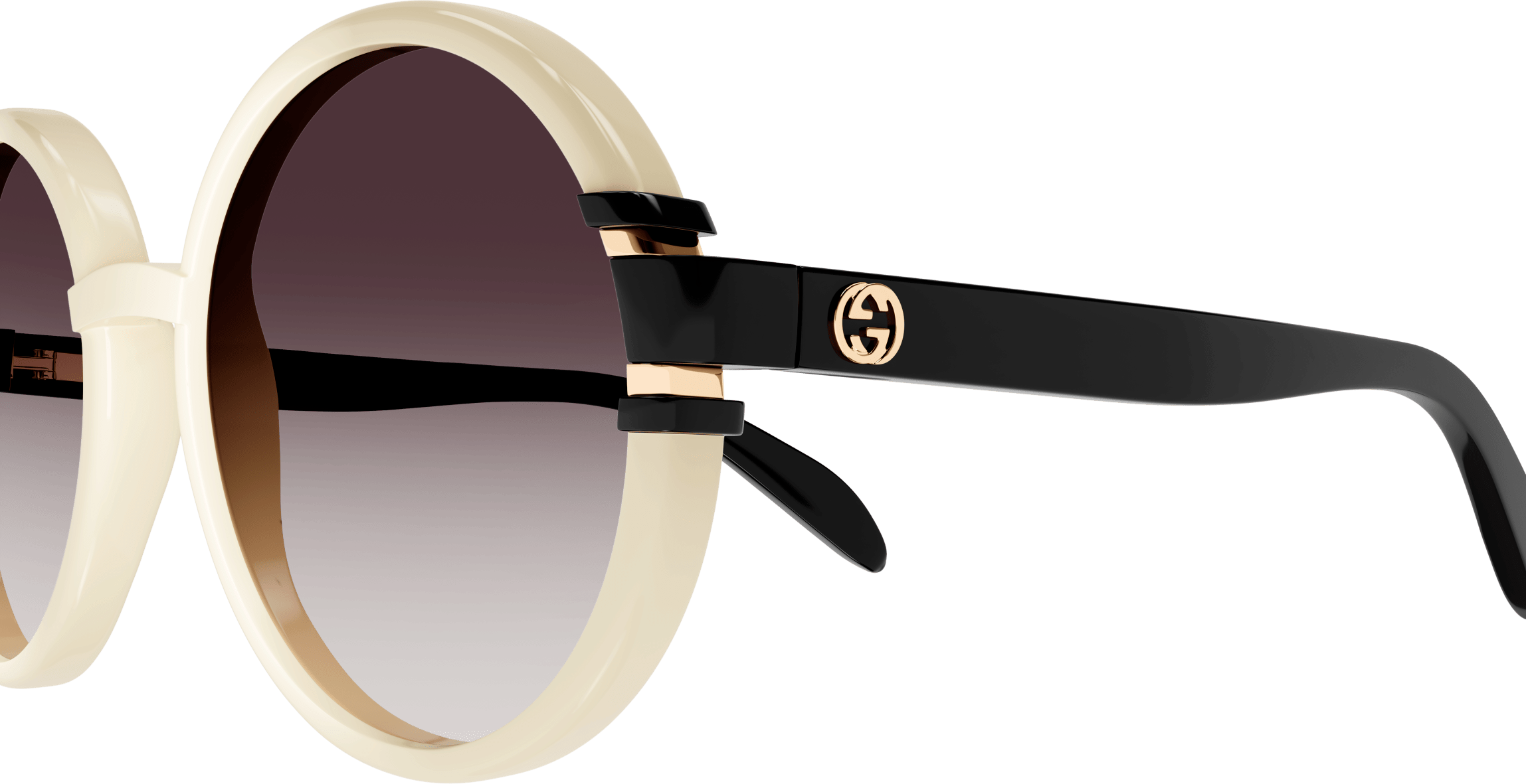 Color_GG1067S-003 - IVORY - BROWN - GRADIENT