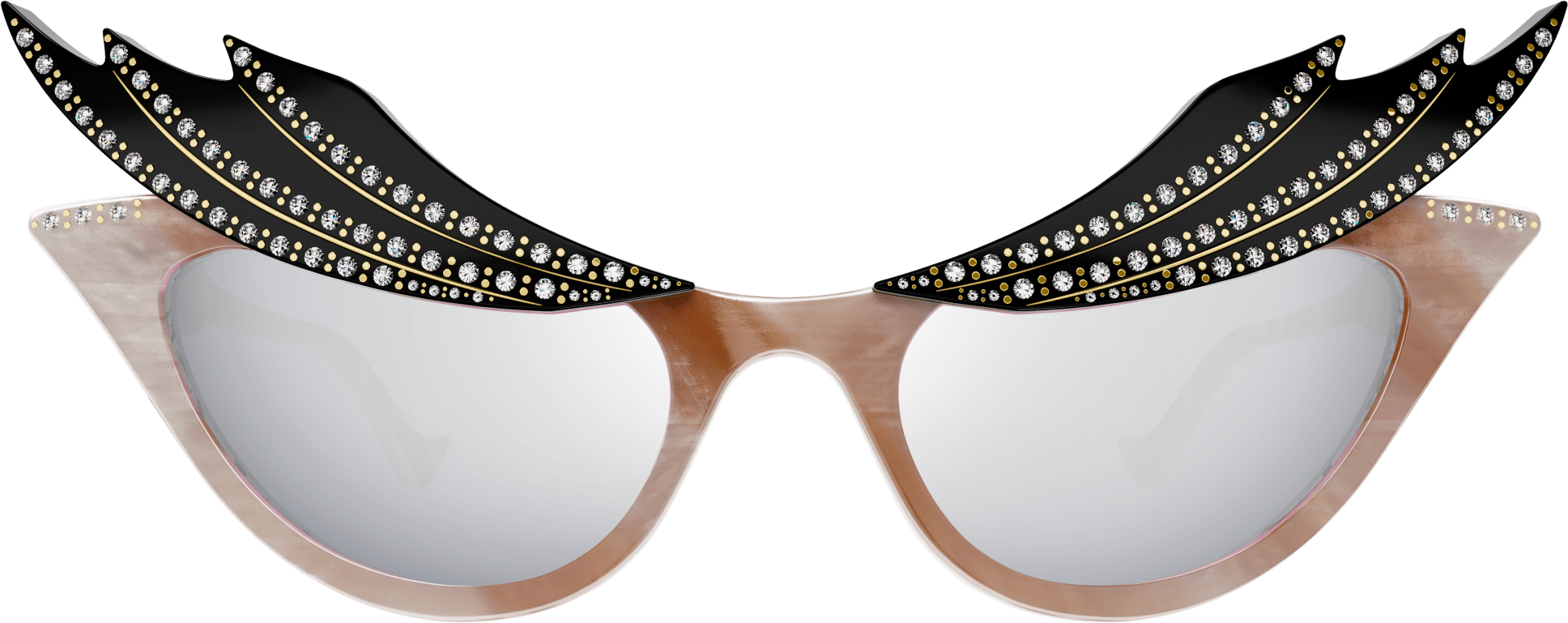 Color_GG1094S-005 - BEIGE - SILVER - MIRROR(DOUBLE)