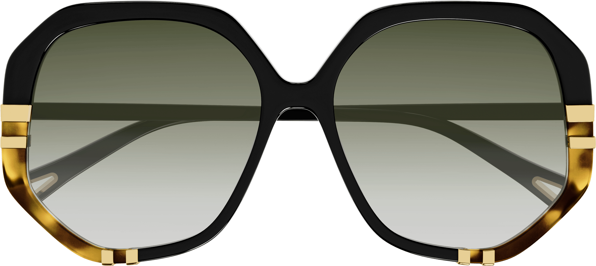 Color_CH0105S-002 - BLACK - GREEN - GRADIENT