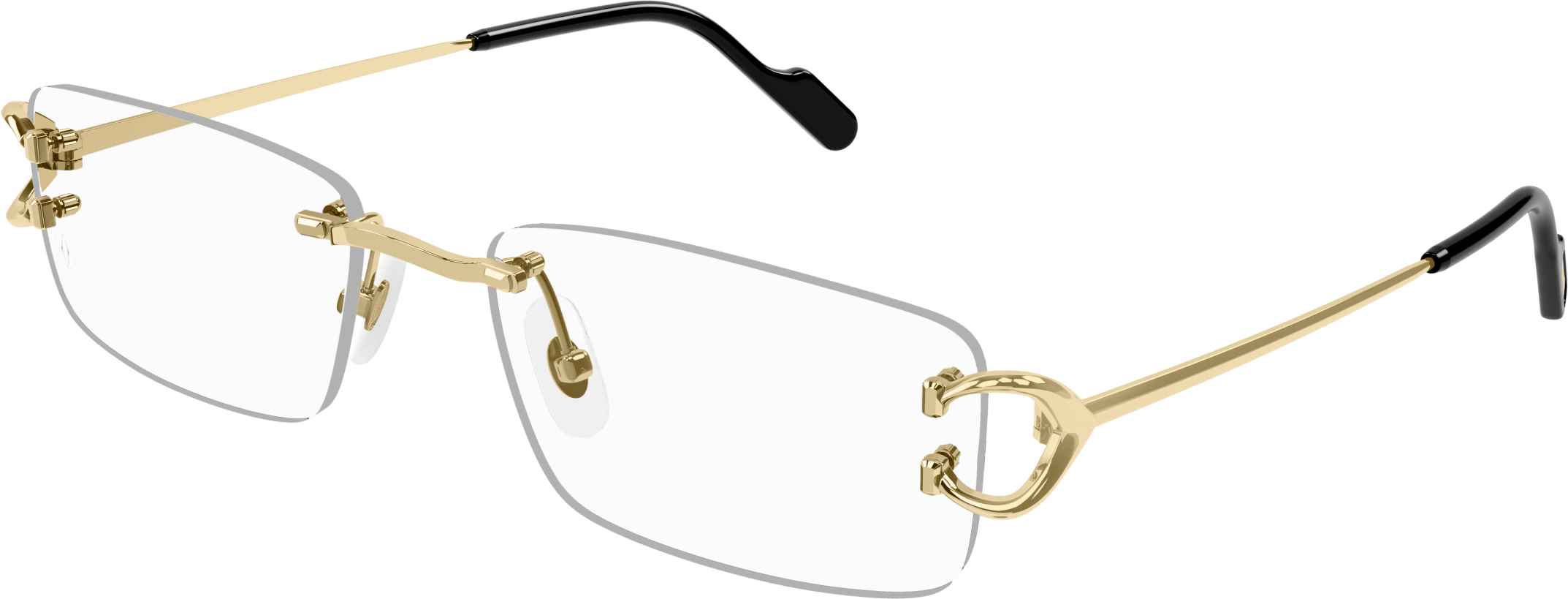 Color_CT0344O-001 - GOLD - TRANSPARENT - AR (ANTI REFLECTIVE)