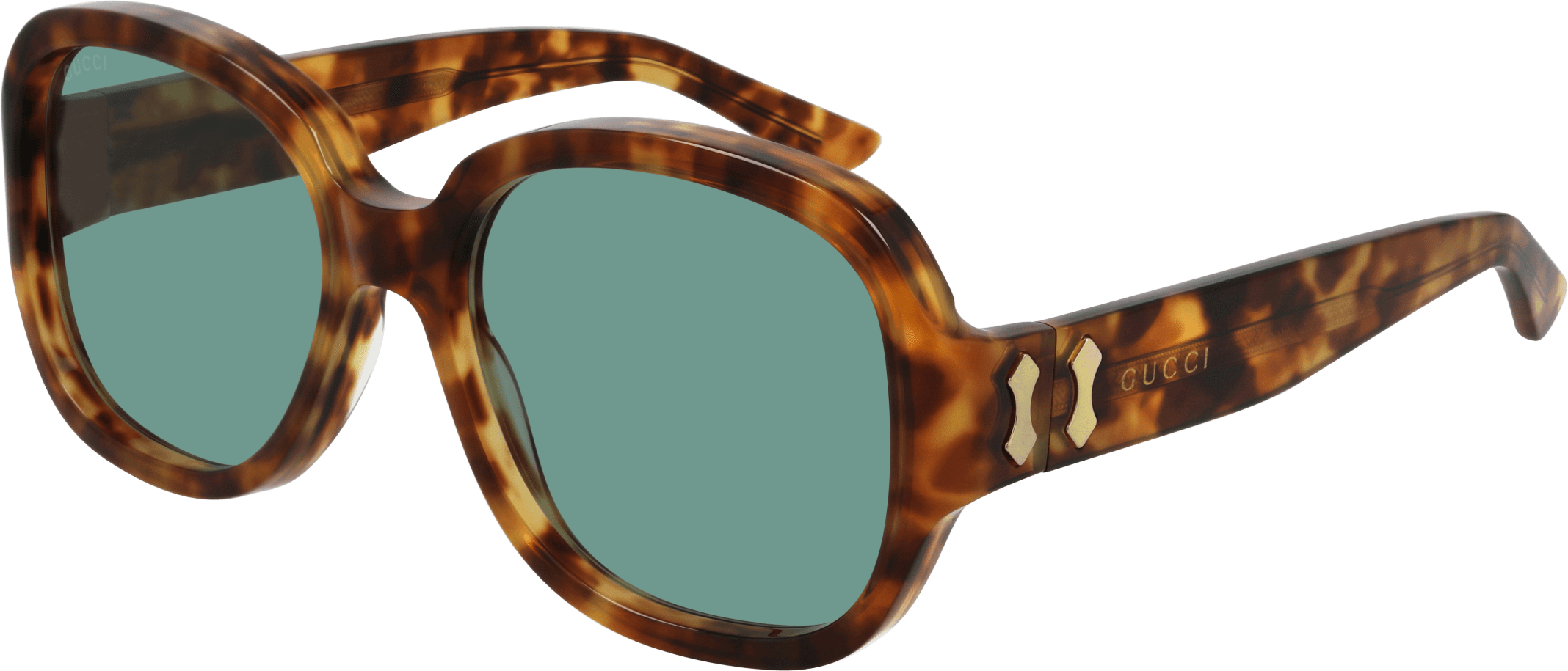 Color_GG0989S-001 - HAVANA - GREEN