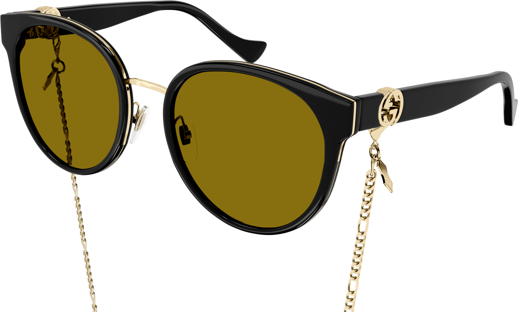 Color_GG1027SK-003 - BLACK - BROWN