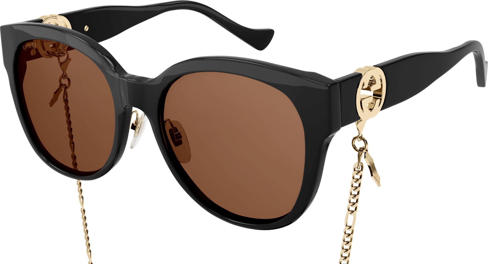 Color_GG1028SK-004 - BLACK - BROWN