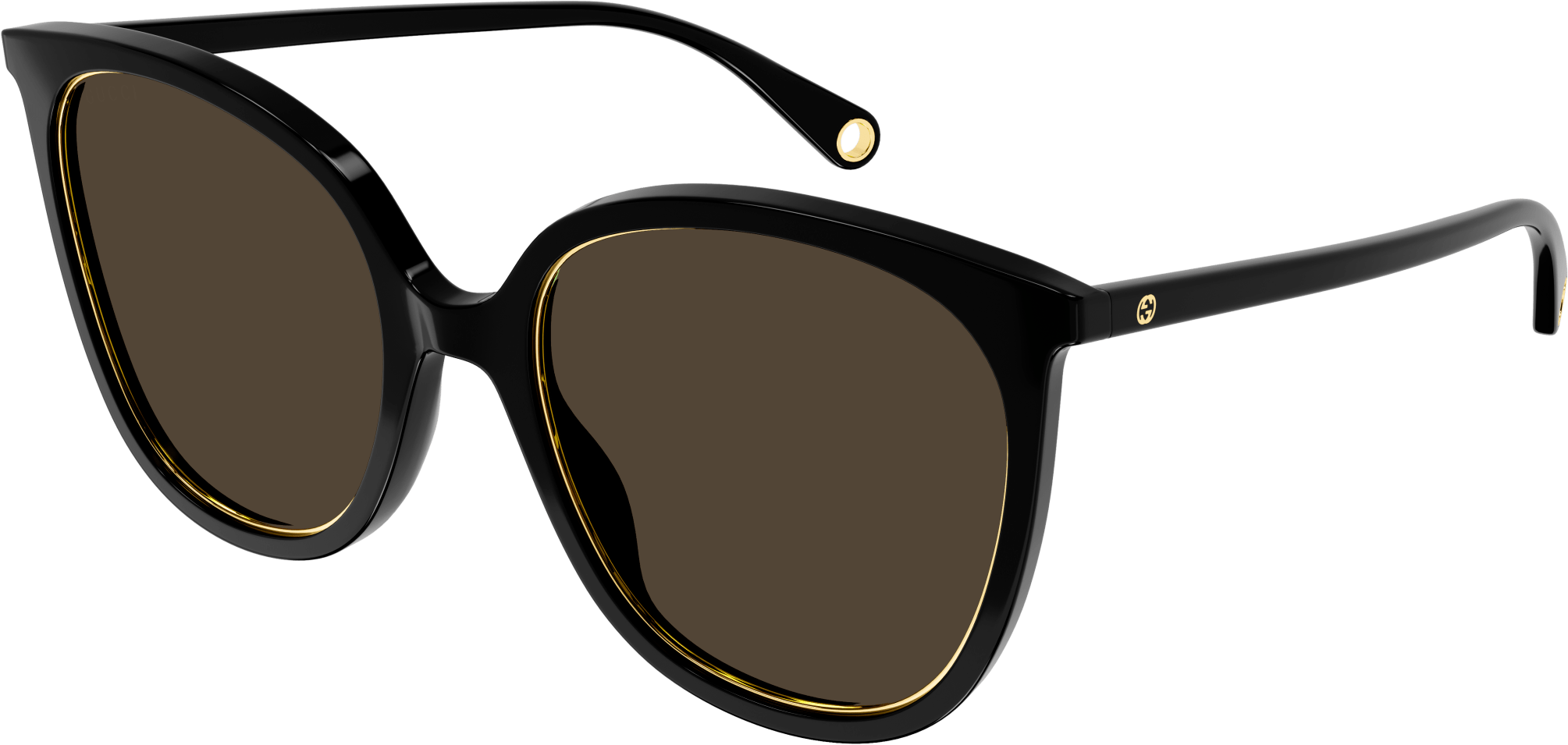 Color_GG1076S-002 - BLACK - BROWN