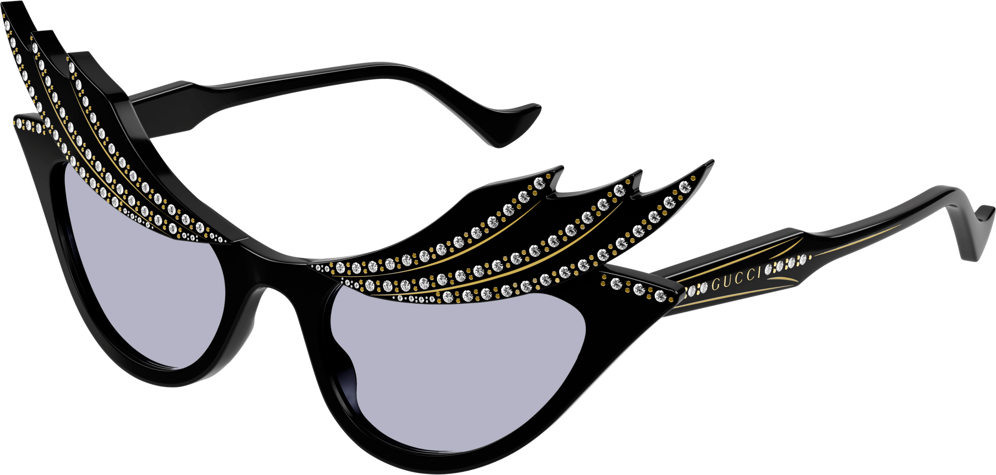 Color_GG1094S-001 - BLACK - VIOLET