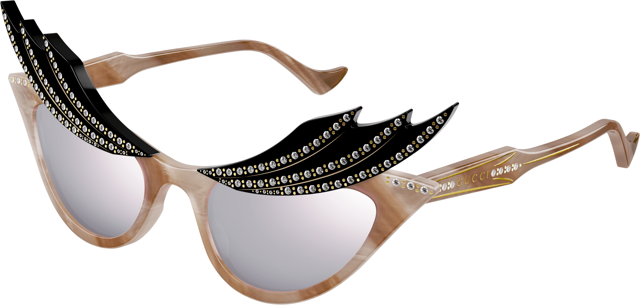 Color_GG1094S-005 - BEIGE - SILVER - MIRROR(DOUBLE)