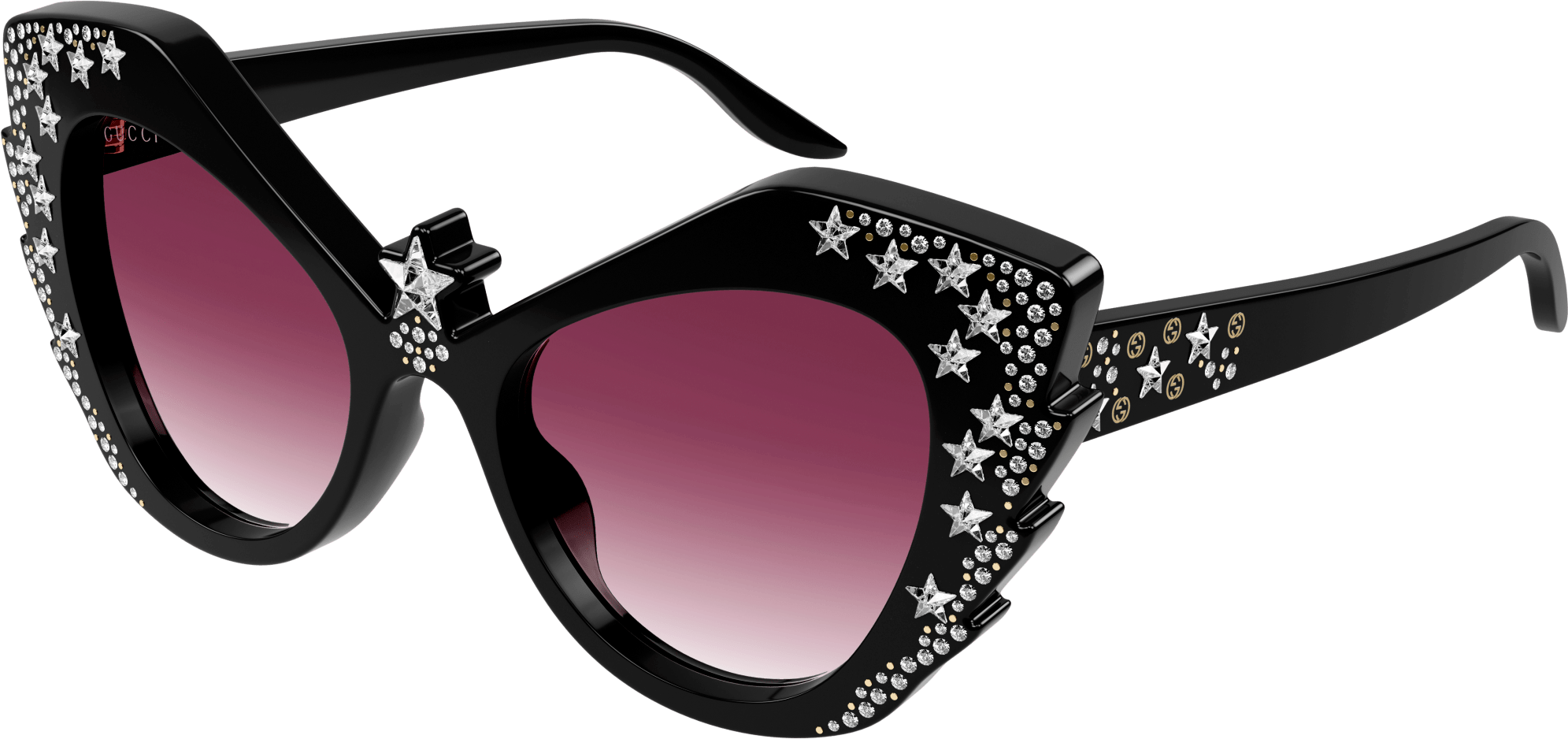 Color_GG1095S-001 - BLACK - RED - GRADIENT