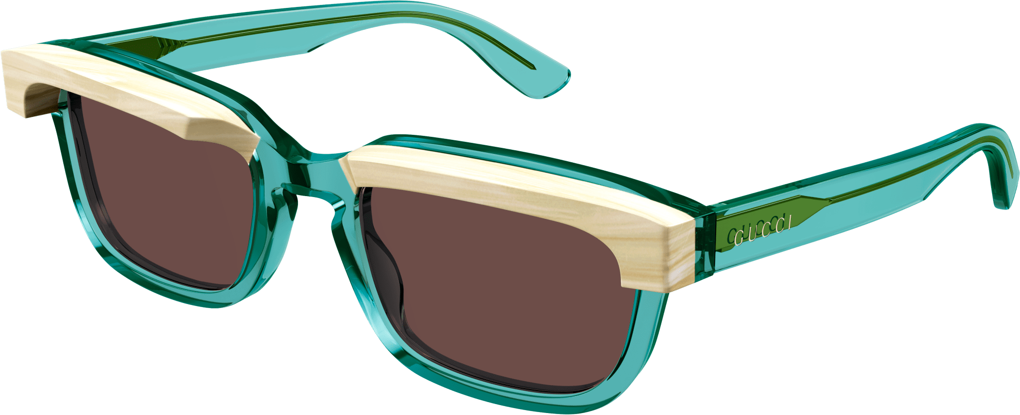 Color_GG1166S-004 - BLUE - BROWN