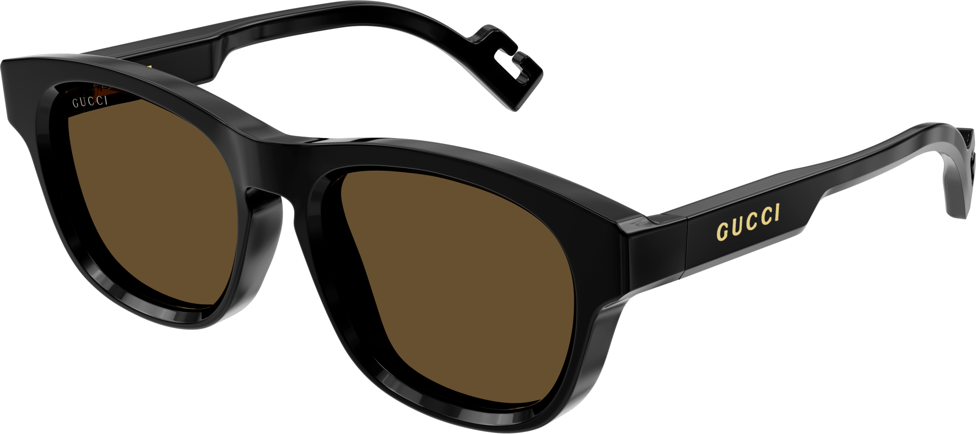 Color_GG1238S-004 - BLACK - BROWN