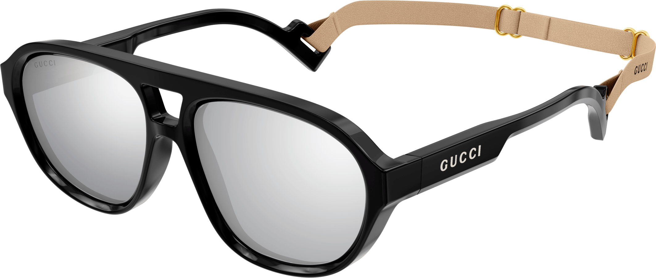 Color_GG1239S-002 - BLACK - SILVER - MIRROR(DOUBLE)