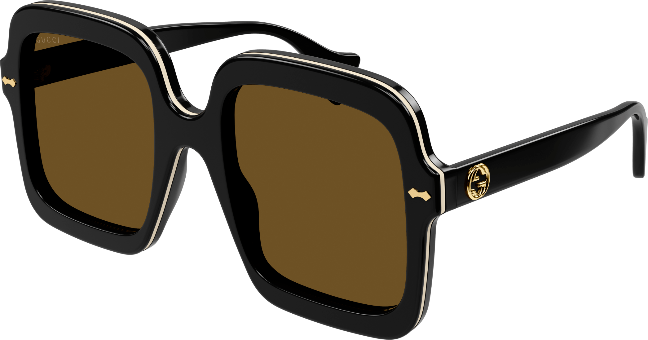 Color_GG1241S-001 - BLACK - BROWN