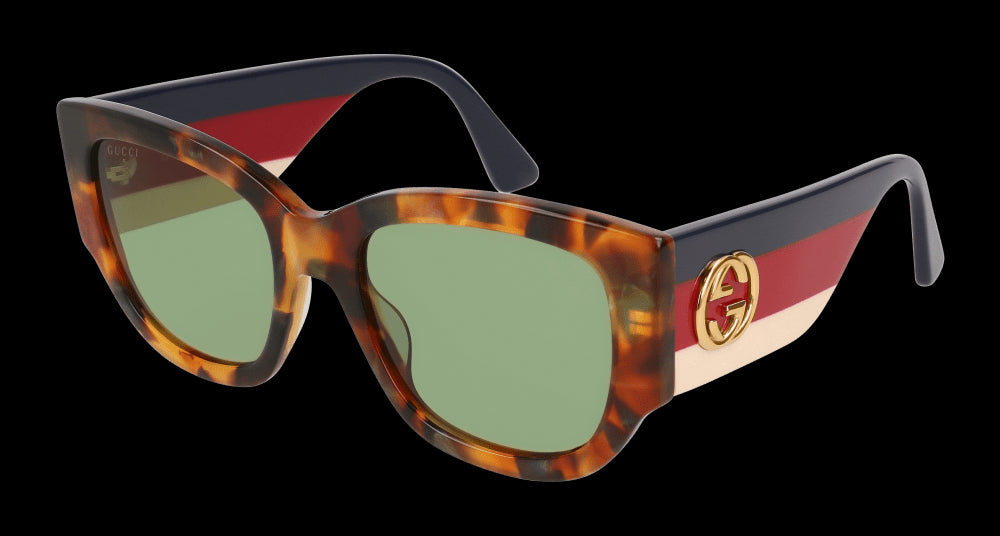 Color_GG0276S-004 - HAVANA - GREEN