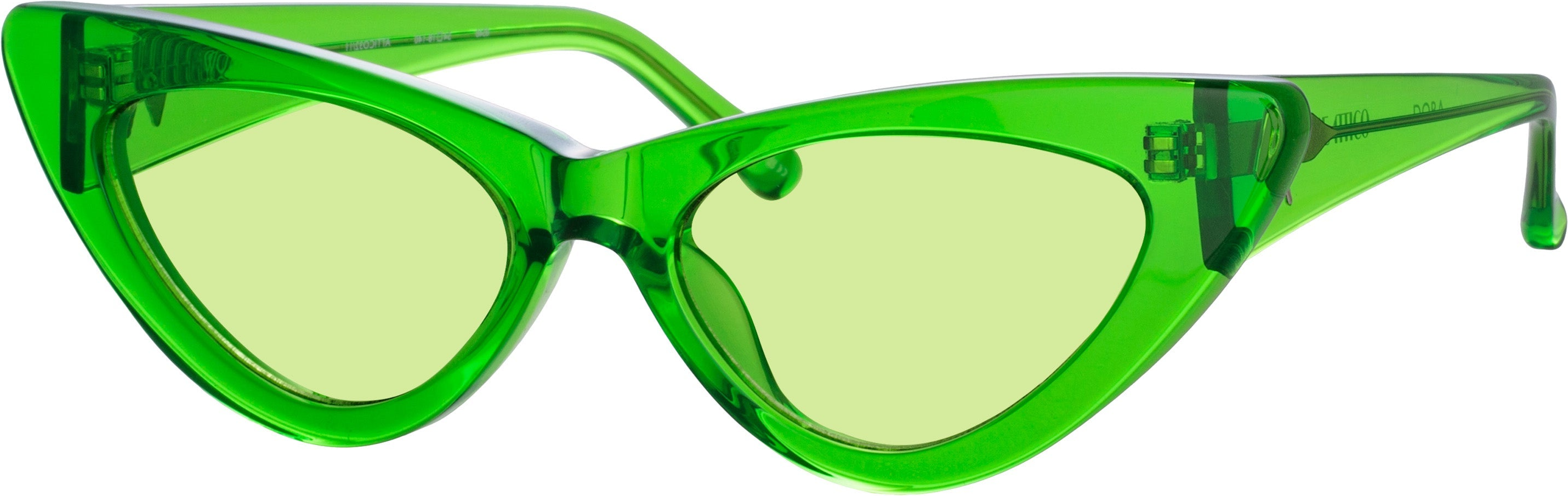 Color_ATTICO32C11SUN - The Attico Dora D-Frame Sunglasses in Green