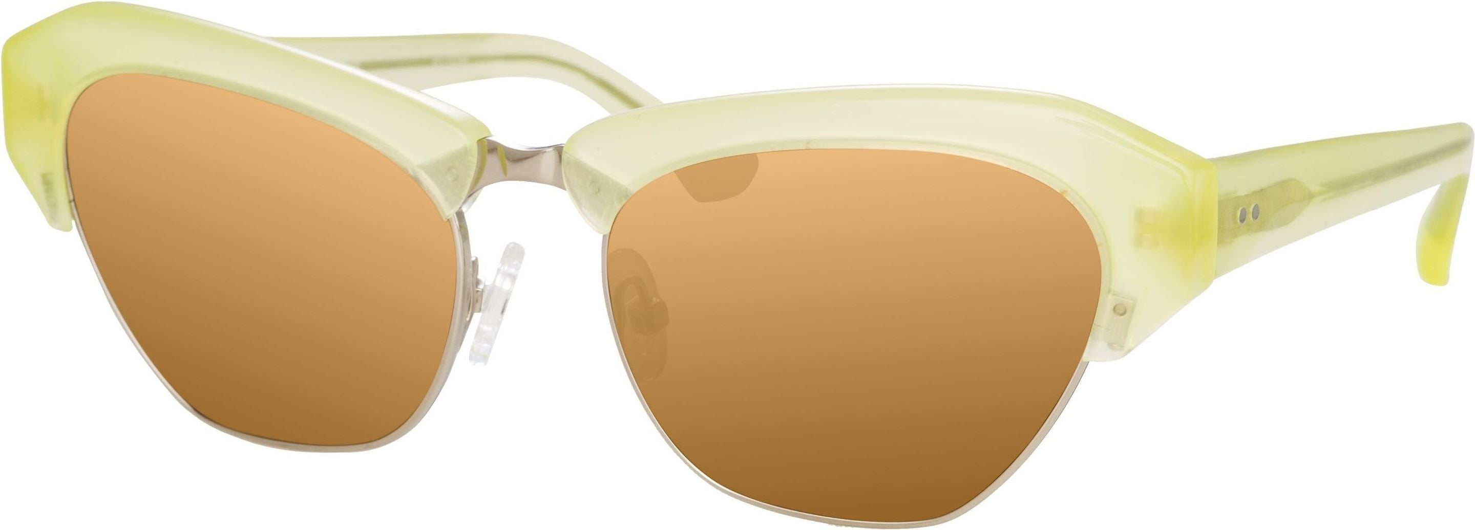 Color_DVN160C2SUN - Dries Van Noten Cat Eye Sunglasses in Citrus