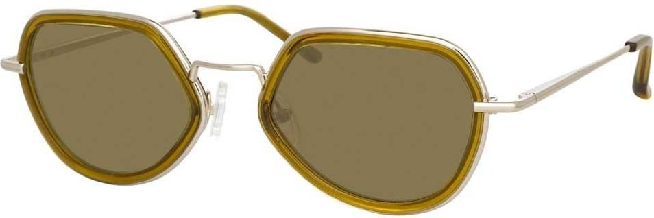 Color_DVN186C6SUN - Dries Van Noten 186 C6 Angular Sunglasses
