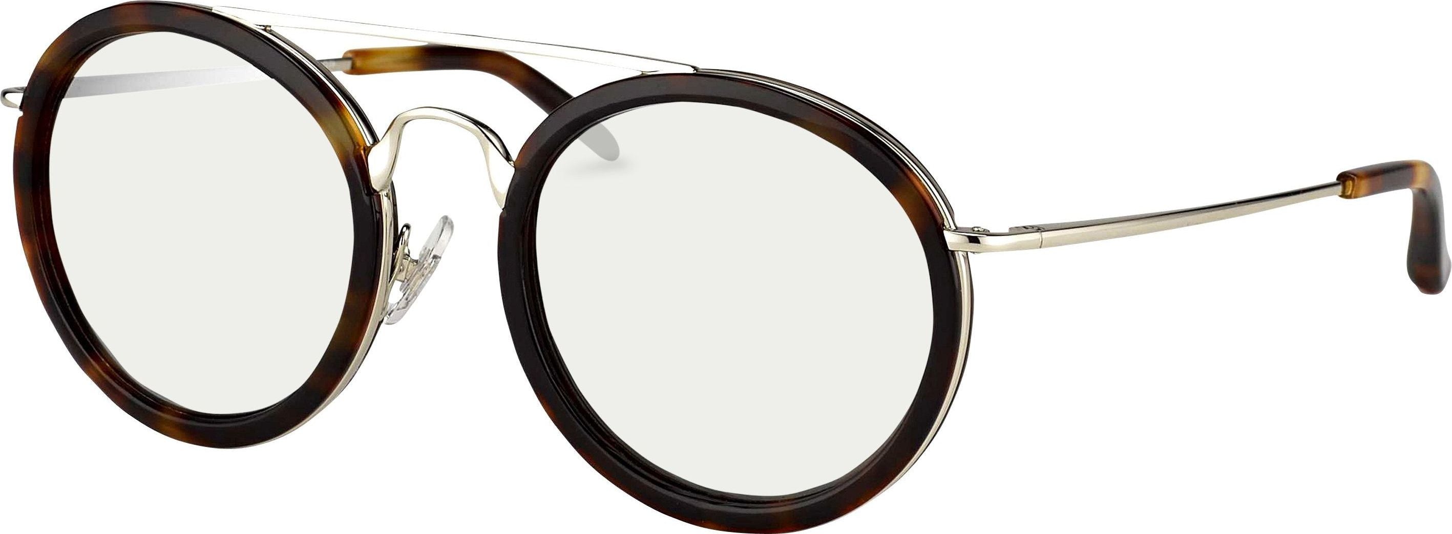 Color_DVN52C8SUN - Dries Van Noten Aviator Sunglasses in Tortoiseshell