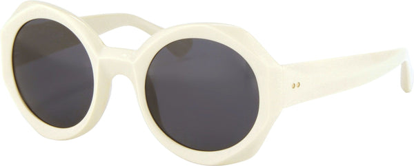 Color_DVN61C1SUN - Dries Van Noten Oversized Sunglasses in Bone