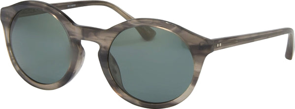 Color_DVN64C4SUN - Dries Van Noten Oval Sunglasses in Horn