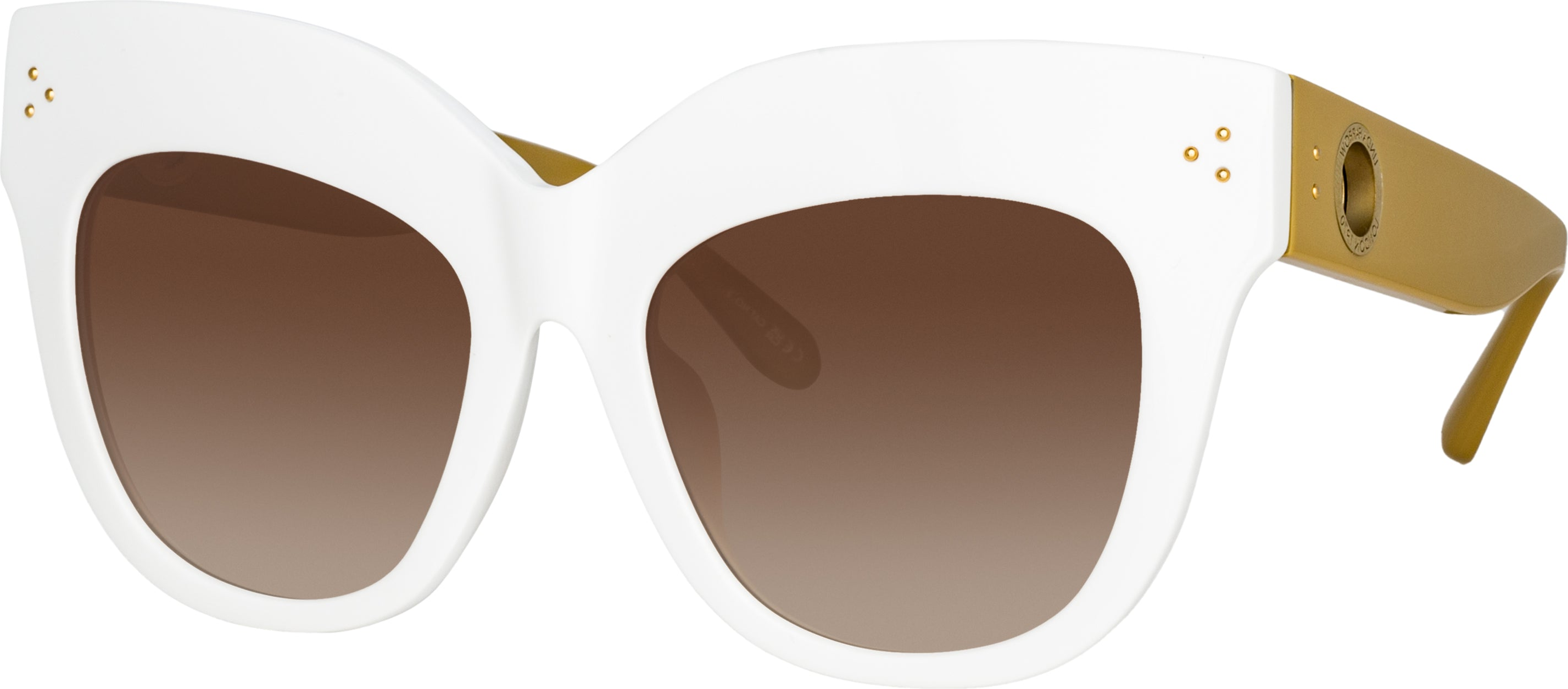 Color_LFL1049C17SUN - Dunaway Oversized Sunglasses in White