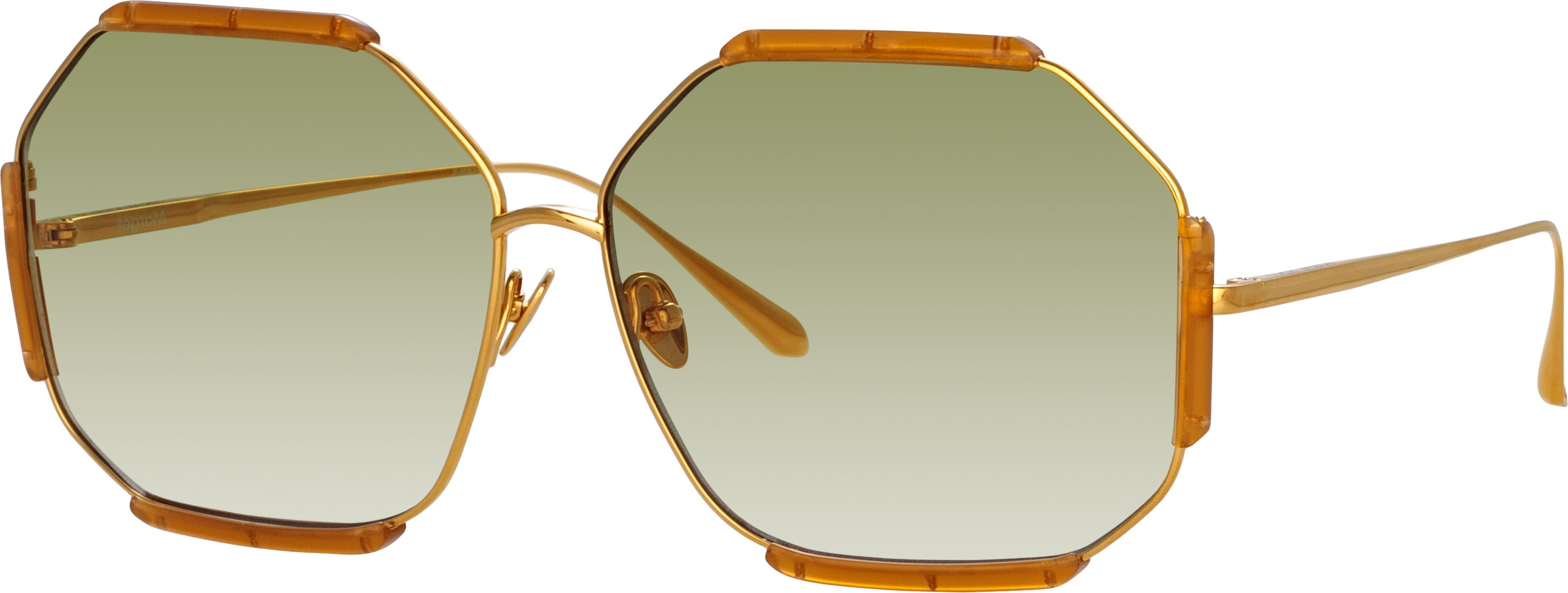 Color_LFL1308C5SUN - Margot Hexagon Sunglasses in Honey