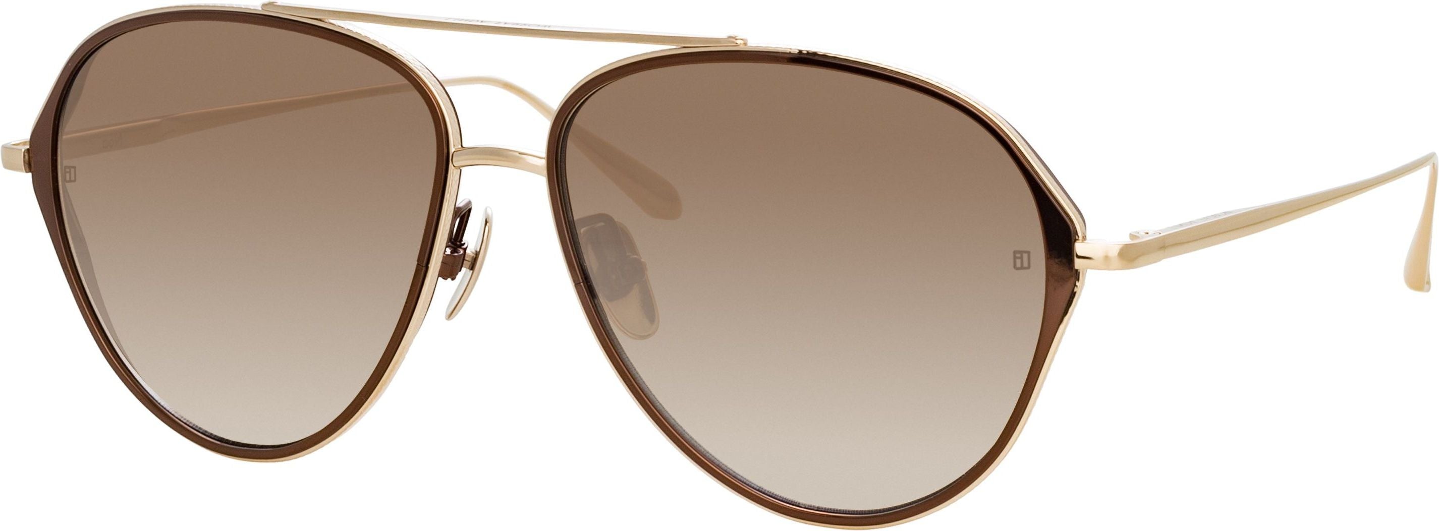 Color_LFL1319C2SUN - Noa Aviator Sunglasses in Light Gold