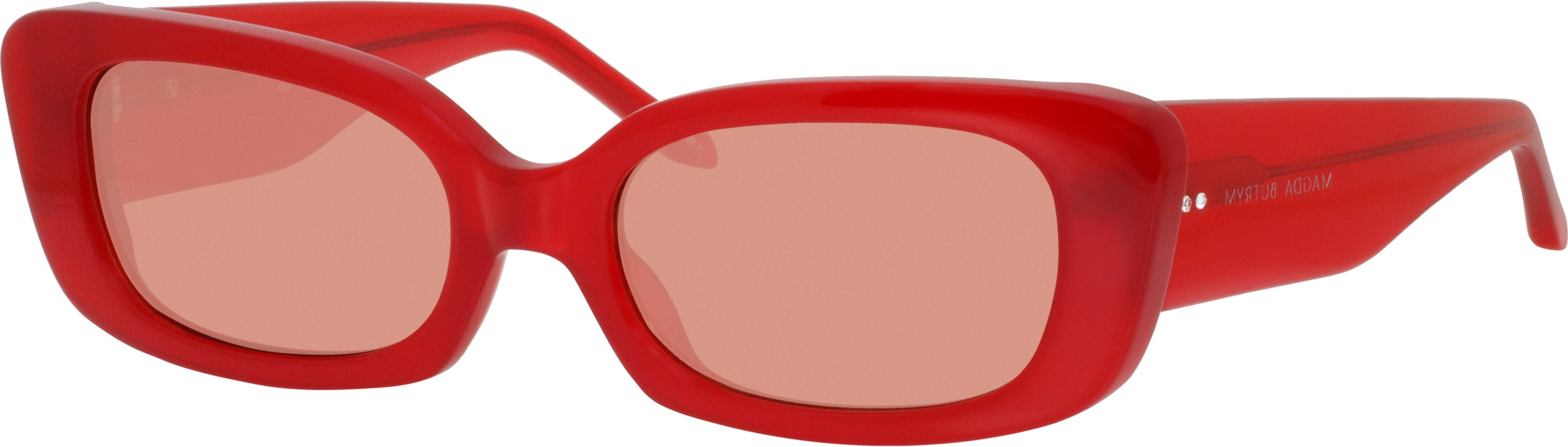 Color_MAGDA16C2SUN - Magda Butrym Cat Eye Sunglasses in Red
