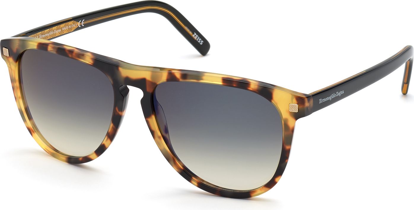 Color_52Q - dark havana / green mirror