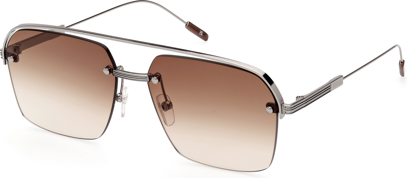 Color_08F - shiny gunmetal / gradient brown