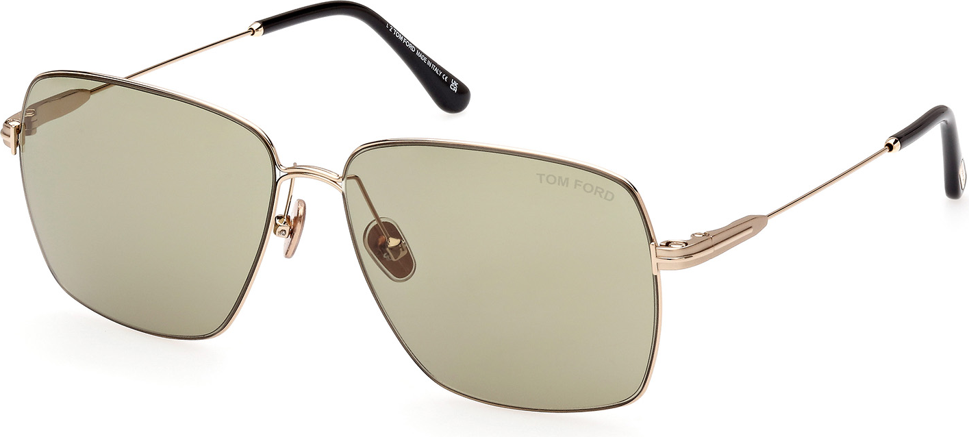 Color_28N - shiny rose gold / green