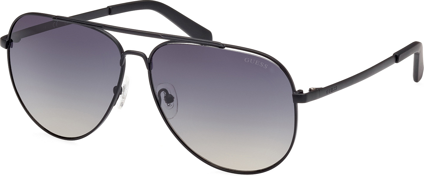 Color_02W - matte black / gradient blue